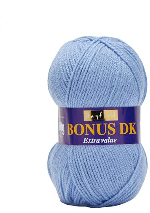 Hayfield Bonus DK Double Knitting, Cornflower (610), 100g by Sirdar