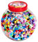 Hama Perlen 8588 Bügelperlen Dose mit ca. 2.000 bunten Maxi Bastelperlen mit Durchmesser 10 mm im Farben Mix, kreativer Bastelspaß für Groß und Klein, Bunt