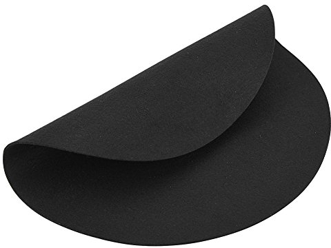 LP Record Pad, Antistatisches Tuch -Plattenspieler-Plattenkissen, ultradünnes Phonograph-LP--Rekordspieler schwarze Matte für alle LP--Rekordspieler, Phonographen