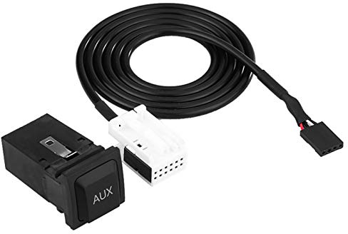 Cavo audio USB AUX per auto Cavo e interruttore adattatore USB femmina AUX 5KD035724 Adatto per/GTI/R MK5 MK6 RCD510 RCD310 per adatto per 5 aux cavo cavo aux 5