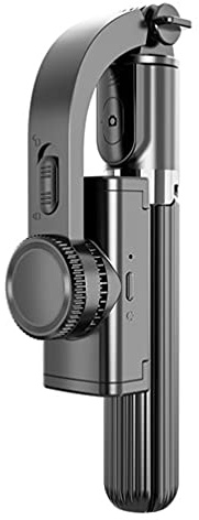 Handy Stabilisator L08 mit Stativ Selfie Stab in Schwarz