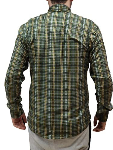 ZOTTA FOREST Camicia Micropile Stampato Florida T155 Green (Green, XXL)