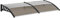 Outsunny Tejadillo de Protección 200x96 cm Marquesina Exterior para Puertas y Ventanas contra Sol y Lluvia con Soporte de PP Policarbonato Marrón