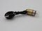BELI-BECO 424 Skalenlampe für Puppenhaus oder Krippe mit Beleuchtung - Krippenbeleuchtung - klare Glühlampe E 10-4,5 V - 0,2A mit 400 mm Litze und Doppelstecker (Schwarz)