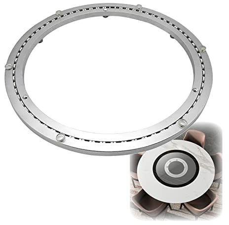Schwerlast Drehbeschlag Drehscheiben Scheibe Dreht 300 400mm 500mm, Heavy Duty Lazy Susan Aus Aluminiumlegierung Stumm, Drehteller Für Tabletop-Serving-Messedisplays (Size : 14 inches (350mm))
