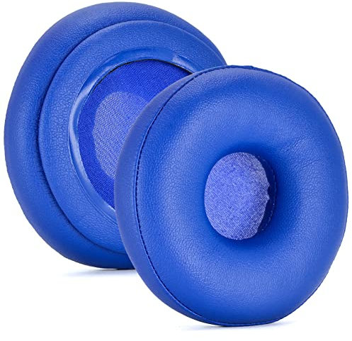 Replacement Earpads Suitable for Skullcandy Cassette Wireless for Skullcandy Cassette Junior Wired Bluetooth Headphone Ear Cushion Foam Cover (Blue)