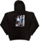 Eminem Kapuzenpullover Detroit Logo Marshal Mathers Nue offiziell Unisex Schwarz L