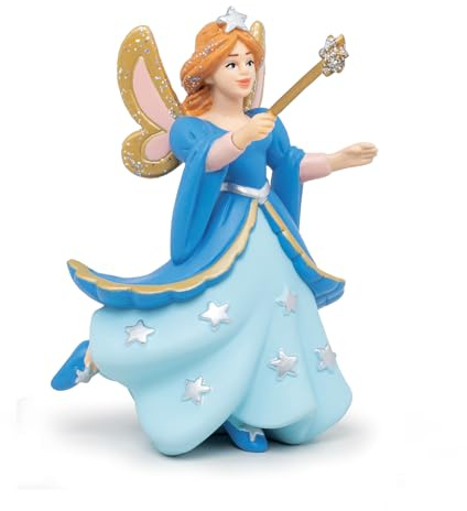 Papo - Realistische Blaue Sternenfee-Figur - 3 Jahre + - Kollektion Zauberwelt - Kreativspiel märchenhafte Welt - Geschenkidee Spielzeug für Mädchen und Jungen