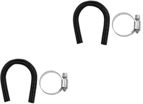 DOITOOL 2st Auto Luftkanal Auto Tragbare Heizung Klimaanlagenkanal Heizungsluft Abgasrohr Der Heizung Kanalschlauch Rohr Flexibles Kanalrohr Heizungsrohr Plastik Folie Aluminiumfolie