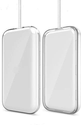 Genérico Funda Protectora de batería para Apple Vision Pro Funda Protectora de Carcasa Blanda antiarañazos para Vision Pro Accesorios de batería (Transparente)