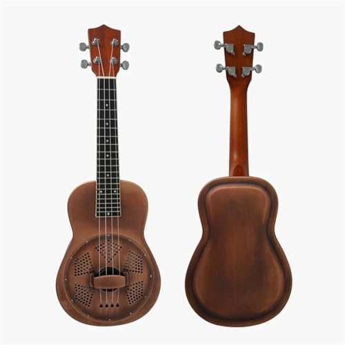 Resonator-Ukulele Aus Messing Mit Mattem Kupferfinish