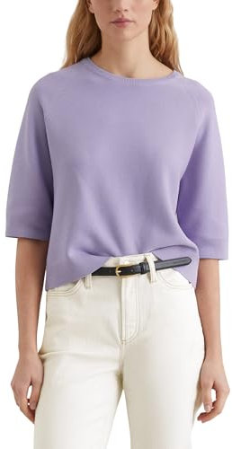 Marc OߴPolo Denim Donna Pullover in Cotone bio Loose Fit, Viola (Wild Orchid), XL