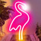 YIVIYAR Flamingo Lights Flamingo Neon Signs Neon LED Signs Flamingo Neon Light Signs Neon Light 3*AA Battery/USB Powered Flamingo Neon Lights for Beroom Wall Neon LED Light for Girls Home Decor