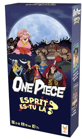 Topi Games | One Piece | Geist bist du da? | Strategisches Gesellschaftsspiel | Spiel in der Familie oder mit Freunden des Abzugs | Epische Zusammenstöße | Überfall auf Onigashima | 2-12 Spieler |