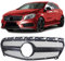 Sport Kühlergrill Doppelsteg Schwarz Glanz für Mercedes A Klasse W176 12-15