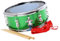 13 Zoll Snare Drum Doppeltontrommel Professionell mit Schultergurt Musiklernen Marschtrommel Teenager Kinder Mädchen Jungen