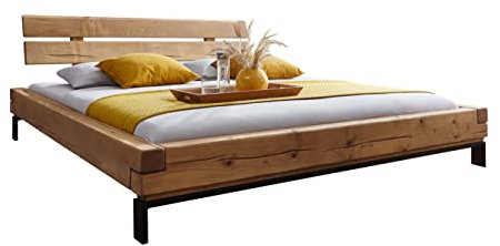 Woodroom Massivholzbett Anso 140x200 cm Fichte massiv geölt