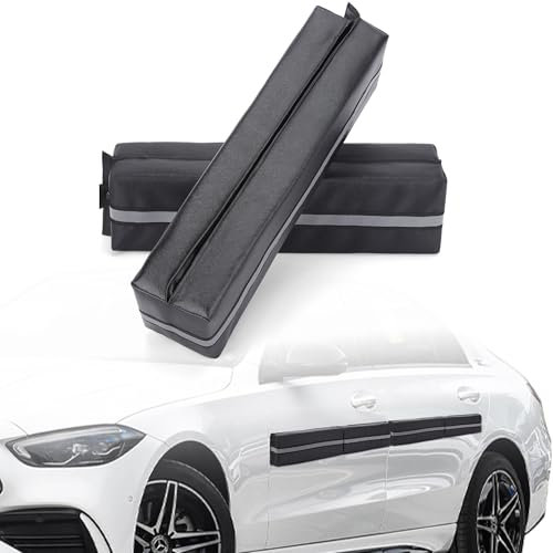 Hivexagon Magnetic Car Door Dent Protector Removable Car Door Guard - Prevents Dents and Scratches for Vehicles (Black)