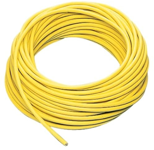 sanos-elektroshop Cavo in gomma H07RN-F, 3 x 1,5 mm², nero, blu, giallo, rosso (gelb, 30 m)