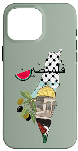 Palestine Map Flag Palestinian Freedom Patriotic Palestine Case for iPhone 16 Pro Max
