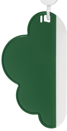 Tergicristallo per doccia in, mini tergicristallo a forma di, raschiato, per specchi drenati, finestre e docce, fori di stoccaggio compatti e appesi