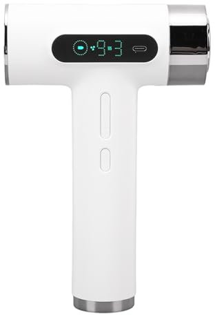 Wiederaufladbarer Tragbarer Haartrockner Kabelloser Föhn mit 100000 U/min Hochgeschwindigkeitsmotor 3 Temperaturen 9 Windgeschwindigkeiten USB-Aufladung 15600mAh Akku für Reisen