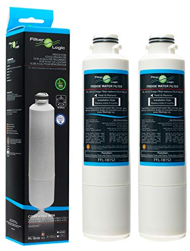 FilterLogic FFL-181S2, 2 Pack | Water Filter Cartridge for Samsung Fridge-Freezers, HAF-CIN/EXP, HAF-CIN, HAFCIN, DA29-00020B, DA97-08006A-B, DA97-08043ABC