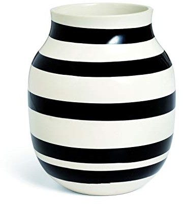 Kähler Design - Vase - Omaggio - Keramik - Schwarz (20cm)