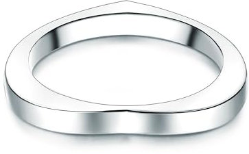 Trilani Damen-Ring aus 925/- Sterling Silber mit Zirkonia mit Brillantschliff