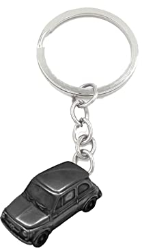 Österreichisches Auto Steyer Puch Ref314 3D Schwarz Komplettes Auto an einem Schlüsselring