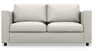 COMFORTLY 2-Sitzer-Sofa-Schonbezug, handgefertigt, kompatibel mit Vimle Loveseat (Leinen-Mischungen)