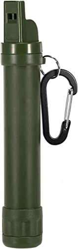 Wasserfilter Outdoor Survival Tragbarer Notfall Ausrüstung Zum Trinkwasser, 0,01 UM Tragbarer Wasserfilter, Wasser Filter Entfernt 99,99% Schwermetallbakterien, für Wandern, Camping, Wander