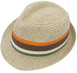 maximo Jungen Hut beige/orange/dunkelgrün/Offwhite 47