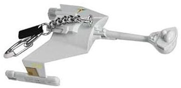 Generico Schlüsselanhänger Modell KLINGON D-7 Battle Cruiser Original - Länge 7cm