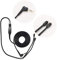 Mmcx-Kabel, Se215 Se425 Se535 Se846 Ue900 (schwarzes In-Ear-Kopfhörer-Ersatzkabel ohne Mikrofon), Geflochtenes Kopfhörerkabel, Passend für (Frei von schwarzem Weizen)