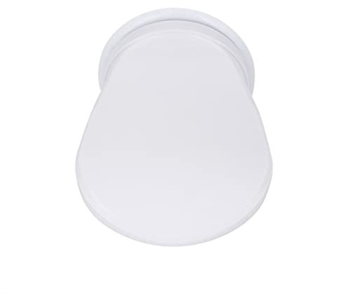 AUNMAS Dusche Fußstütze, Kunststoff Weiß Bad Dusche Rasieren Bein Hilfe Fußstütze Saugnapf-Stufe für die Verwendung im Hotel for Home Hotel Use