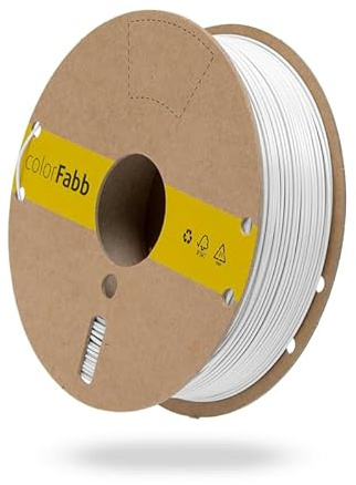 colorFabb Lw-pla-ht Weiss 3D-Druckerfilament, 2,85mm Durchmesser, 750g Spule, Leichtes Material, Ideal für RC-Flugzeuge, Matte Oberfläche