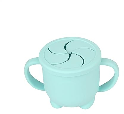 GRFIT Tasse Café Tasse à Boire en Silicone de 200ml avec couvercles, Tasse Portable créative for Femmes Mugs et Soucoupes (Color : Blauw)
