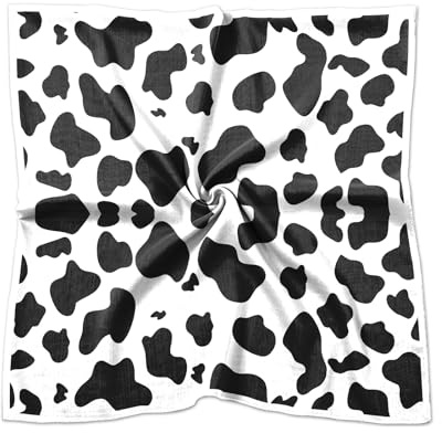 BHAHB Bandana Damen, Halstuch Damen(70x70cm) Satinmaterial mit seidigem Griff, als Kopftuch, Halstuche,Handtaschen-Dekoration,niedliches Design für Frauen Mädchen