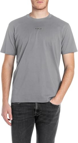 Replay Herren T-Shirt Kurzarm aus Baumwolle