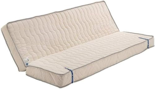 Matelas 140x190 cm Ferme pour Tous Clic Clac x 21 cm Ressorts ensaches + memoire de Forme - Dim Assise 70 cm - 5 Zones de Confort - Haute Resilience -
