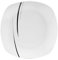 Sänger | Teller Bilgola Black Lines, Teller aus Porzellan, 1-teilig, Dessertteller, Weiß | PREMIUM COLLECTION