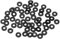 M METERXITY Kit 60-Pack Arandelas de Goma Negra M4, Arandelas Planas de Goma de 4mm ID, 9mm OD Y 1,2mm Grosor, Arandelas para Mangueras de Ducha para Tornillos/Grifos Domésticos