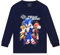 SONIC THE HEDGEHOG Boys Long Sleeve T-Shirt | Sonic 3 Movie Boys T-Shirt | Blue, Size 7-8