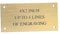 4 x 2 Inch Engraved Bench Plaque, Door Sign, Name Plate, Memorial In Brass Effect or Silver
