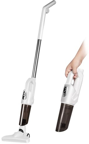 Aspiration Puissante 20000pa, Aspirateur de Bâton sans Fil, Ordinateur Portable Portable de 2 en 1, avec Charge Rapide et Grande capacité, pour Voiture du Bureau à Domicile, Filtre Lavable et Faible