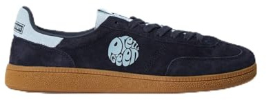 Pretty Green Mens PG Ramblas OAS RN Trainers Navy/Sky 8 UK