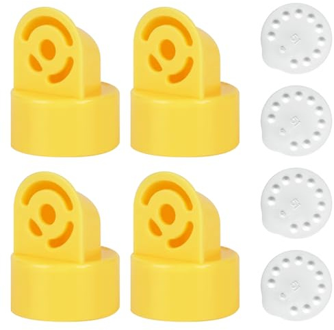 BALIME 4Pack Valve and Membrane Compatible with Medela Swing, Mini Electric and Harmony Breast Pumps(Not Original Elvie Pump Accessories)