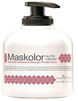 LIGHT IRRIDIANCE MASCARILLA NUTRITIVA ROJA 300ML MASKOLOR, Rojo Cereza-Cherry