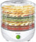Sencor 41006105 SFD 750WH Dörrgerät für-Klötzen, Pflaumen, Aprikosen, Bananen,Trockenfleisch, getrockneten Fischen, 250 W, Food dehydrator, Edelstahl Kunststoff, Weiss